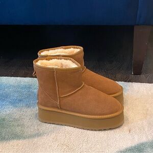 Cozy Tan Women's Booties 7